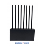 Pitchfork 8 Antenna 70W Cell Mobile 5G WIFI 5Ghz Jammer up to 80m